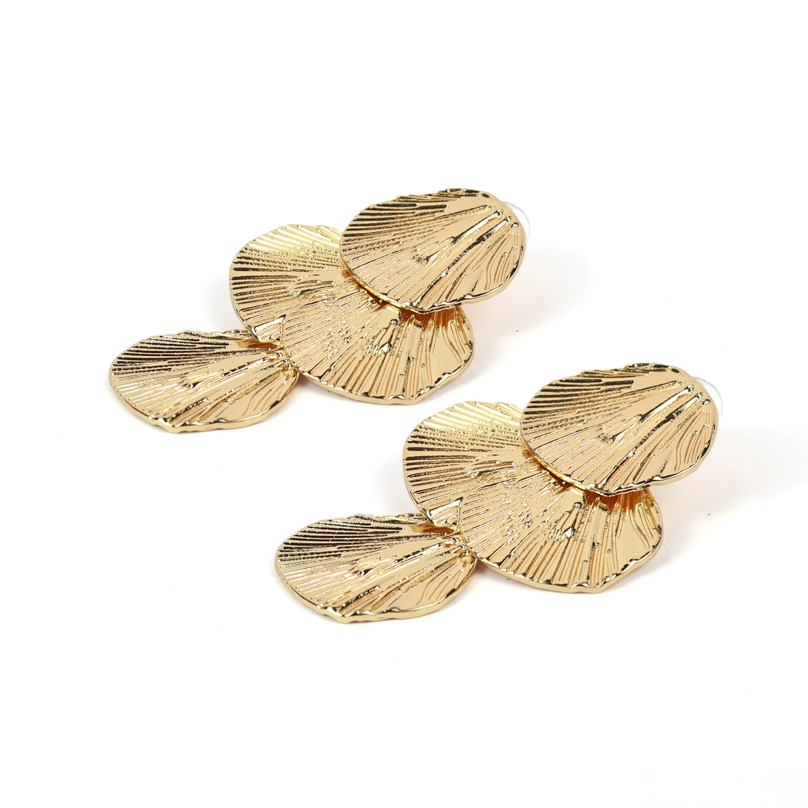 Golden Petal Earrings — photo 3