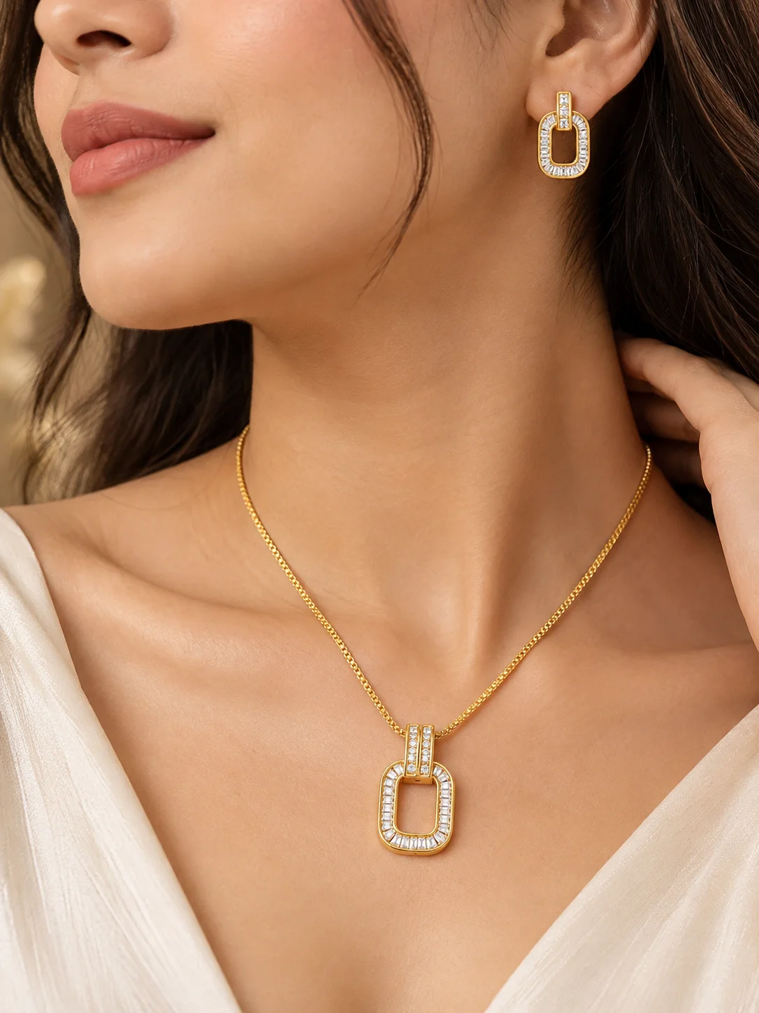 Celeste Loop Pendant Set — photo 2