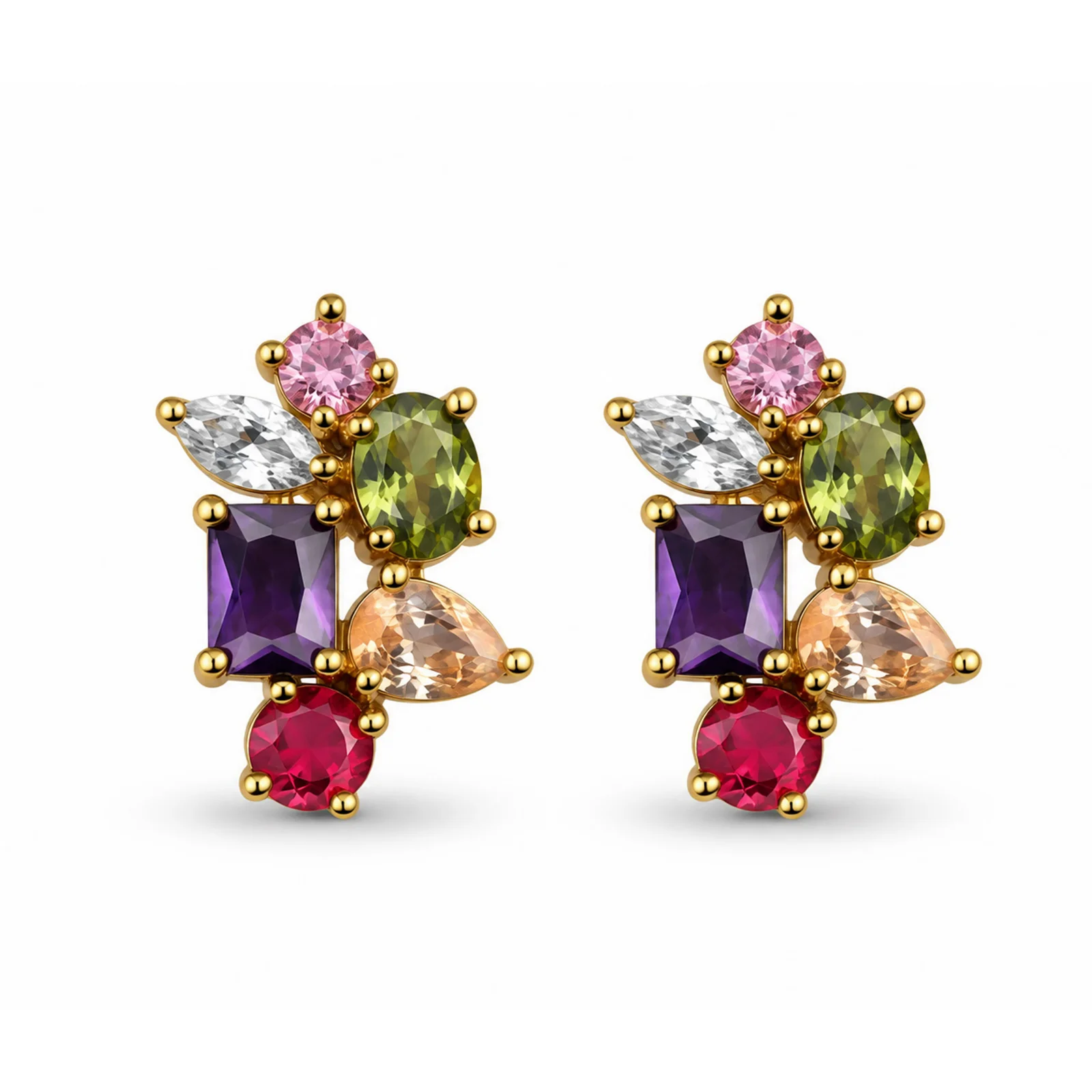 Prismatic Bloom Earrings — photo 2