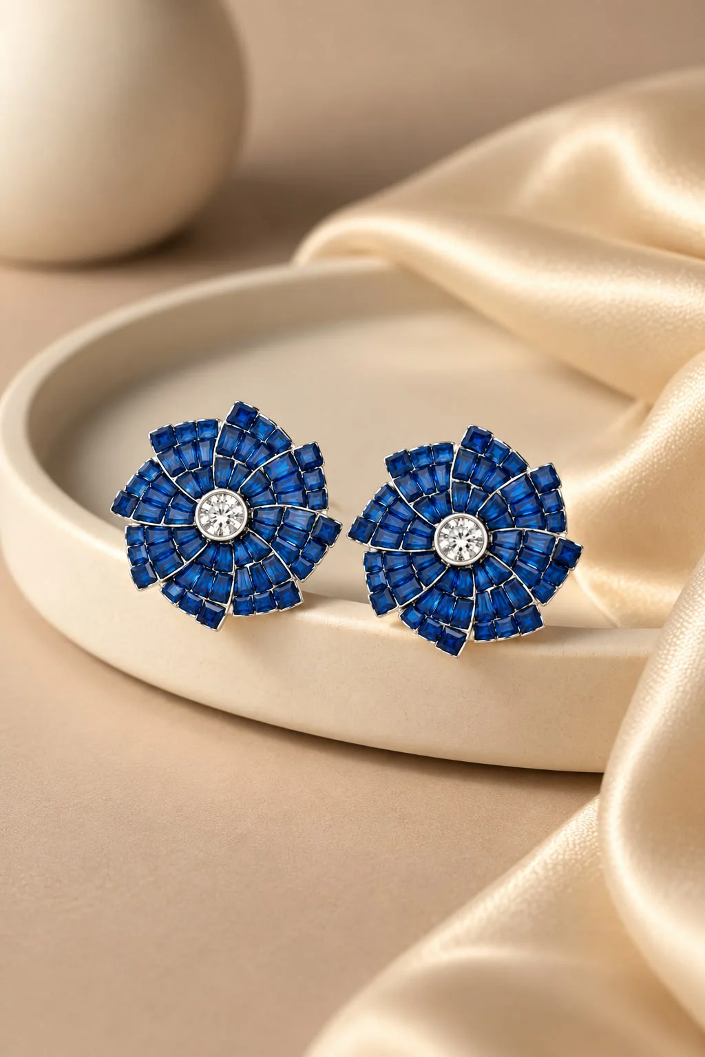 Sapphire Royale Earrings