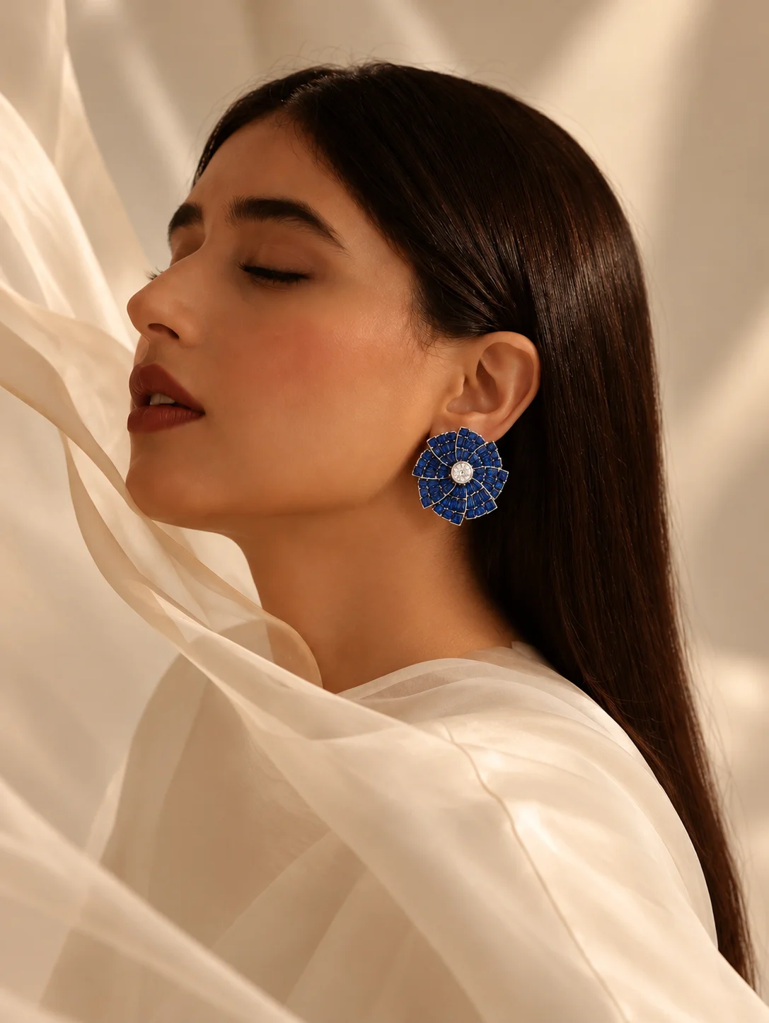 Sapphire Royale Earrings — photo 3