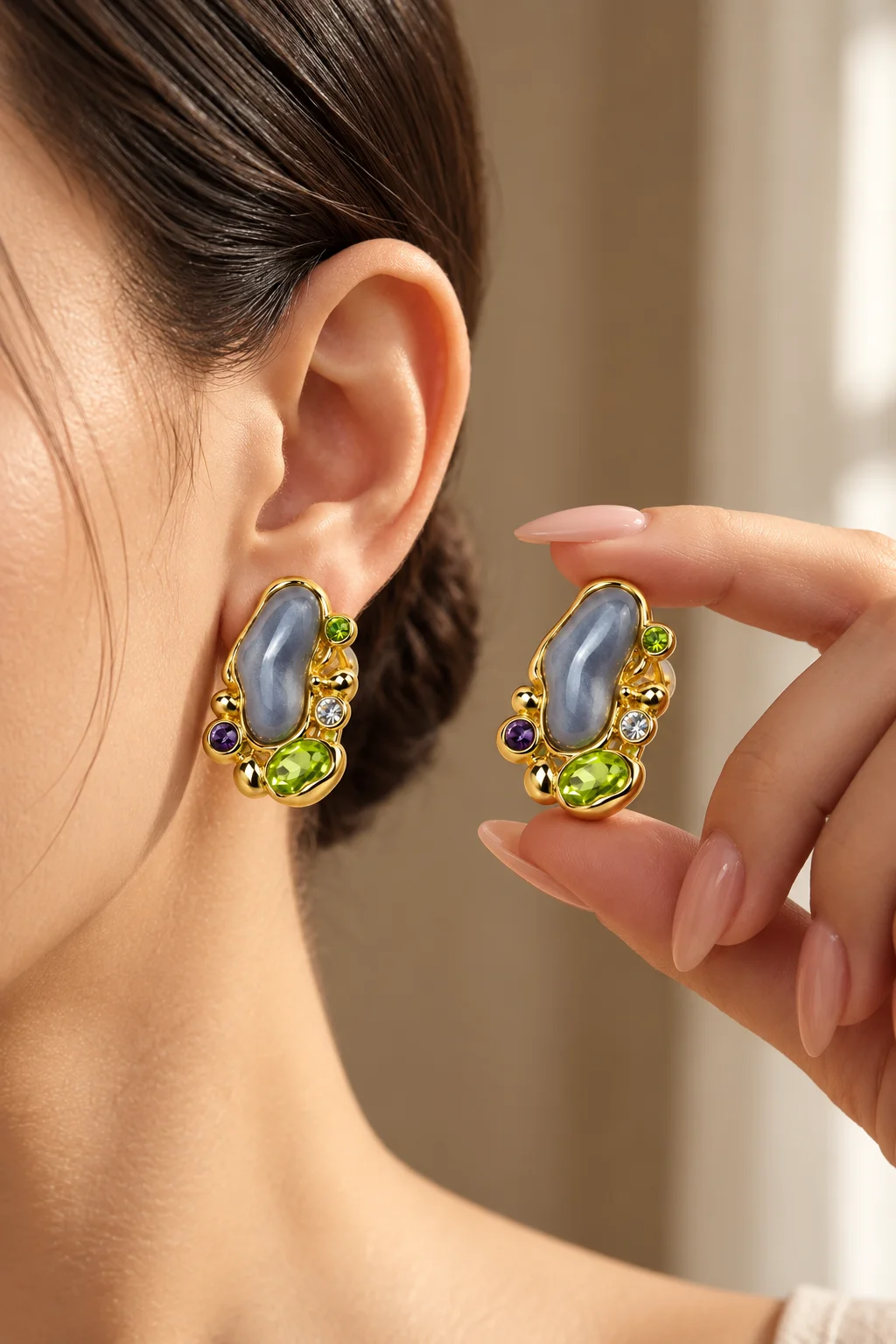Opal Aura Earrings — photo 3