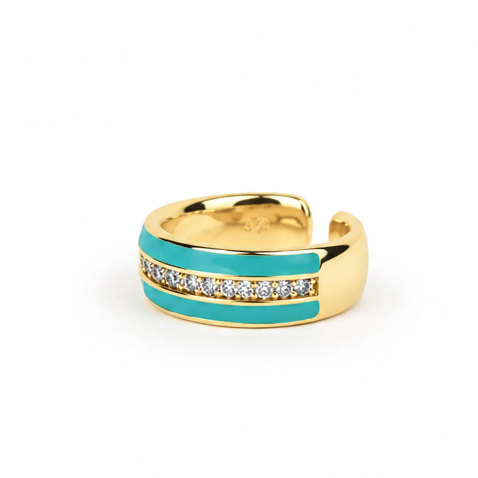 Turquoise Luxe Band Ring — photo 4