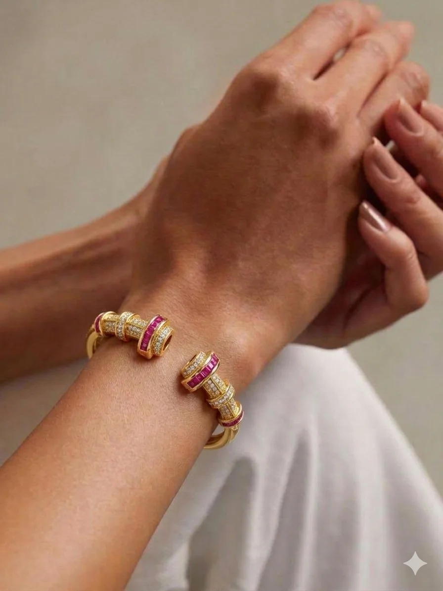 Ruby Luxe Crystal Bracelet
