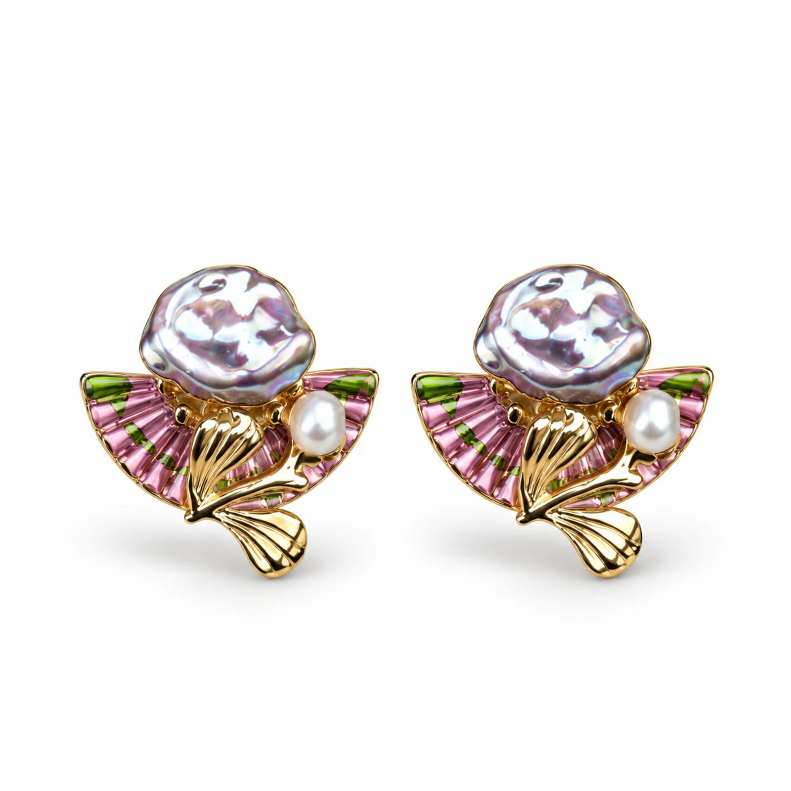 Coral Symphony Earrings — photo 4