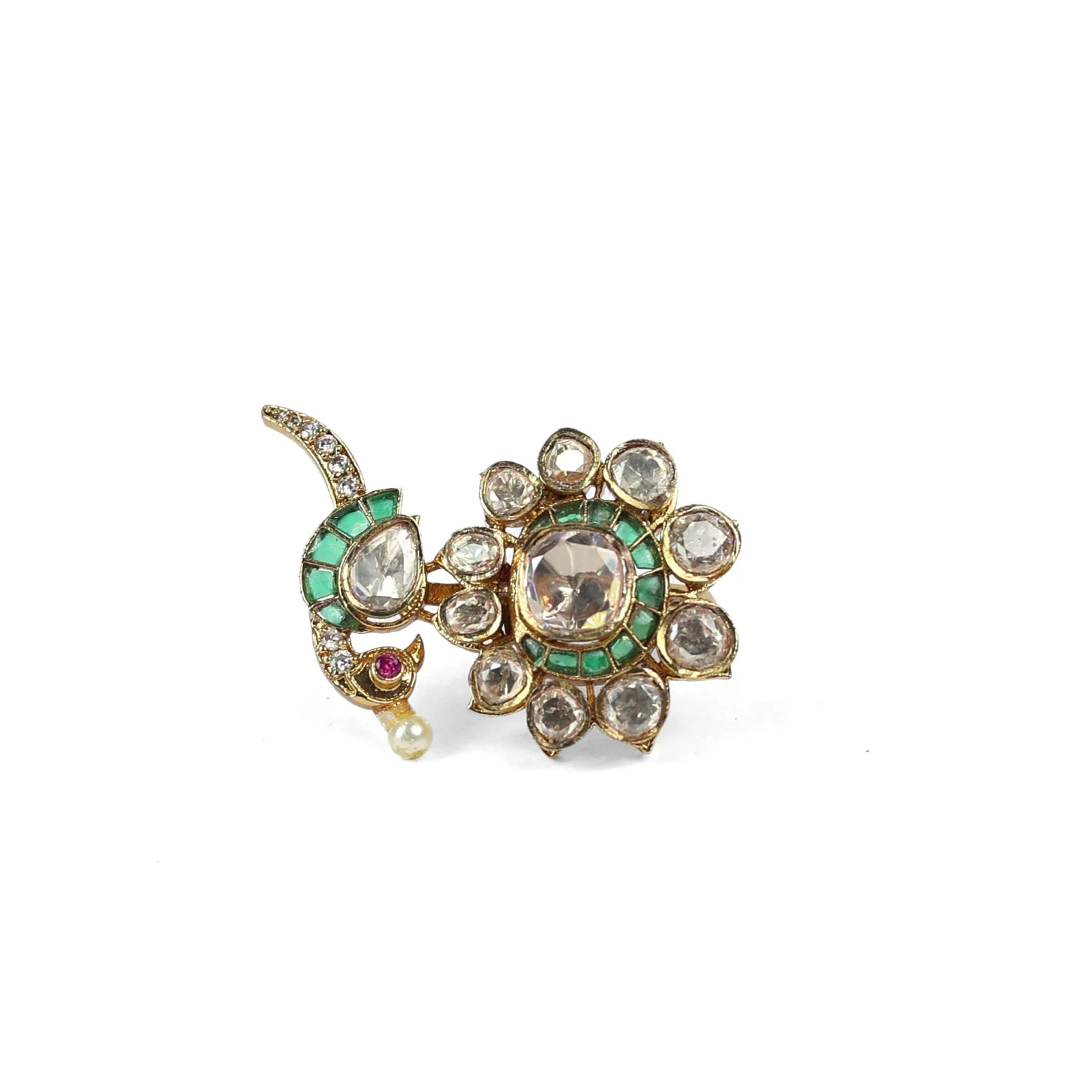 Emerald Peacock Ring — photo 2