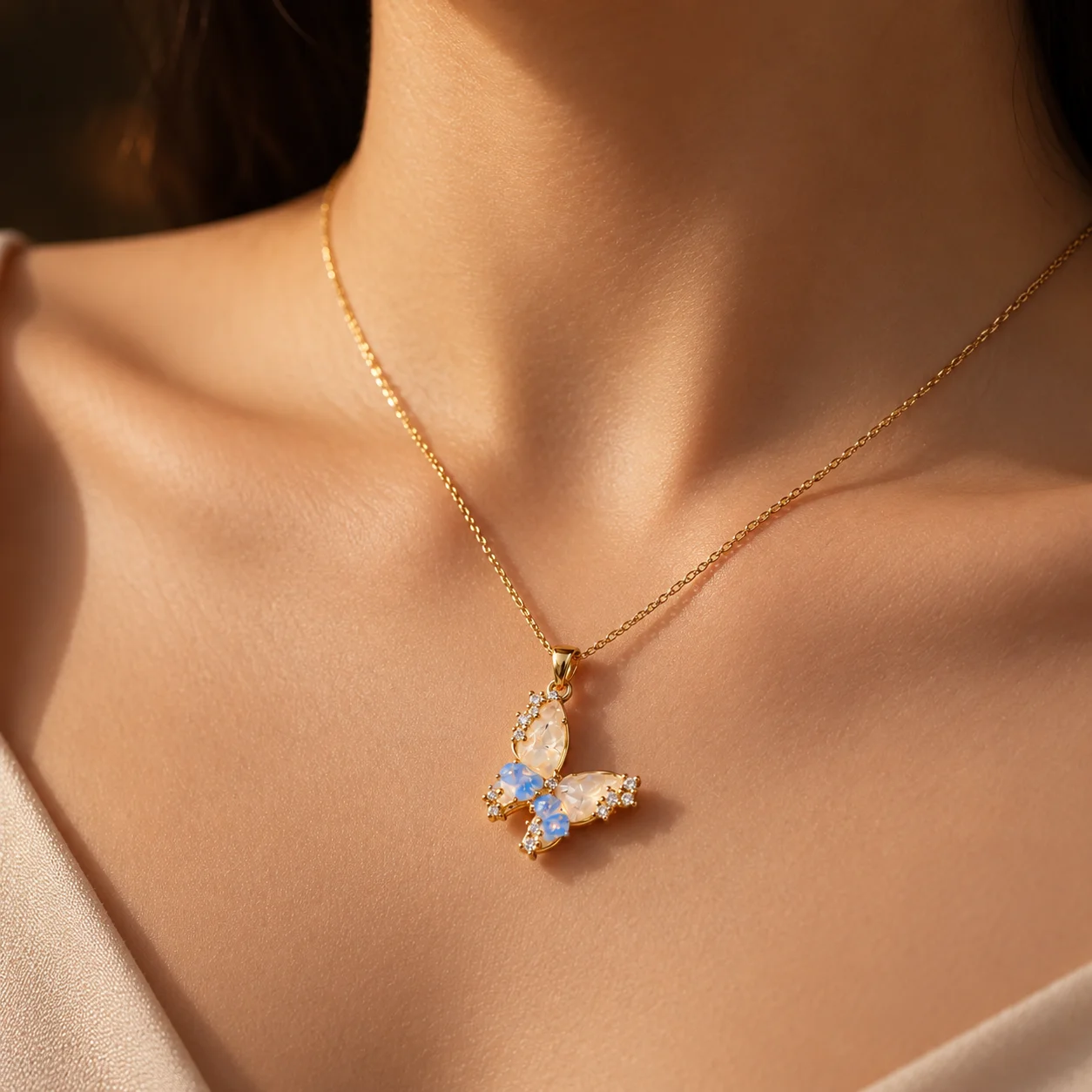 Azure Butterfly Pendant — photo 3