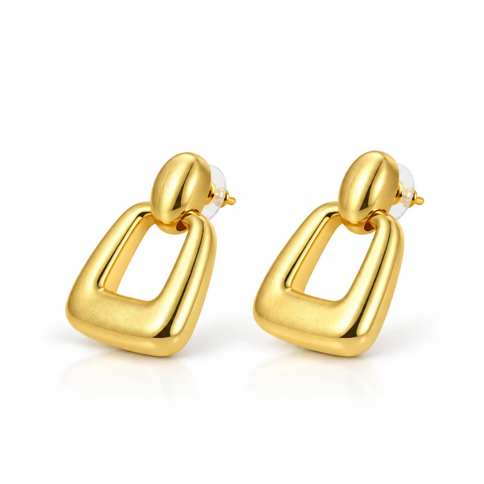 Golden Contour Earrings