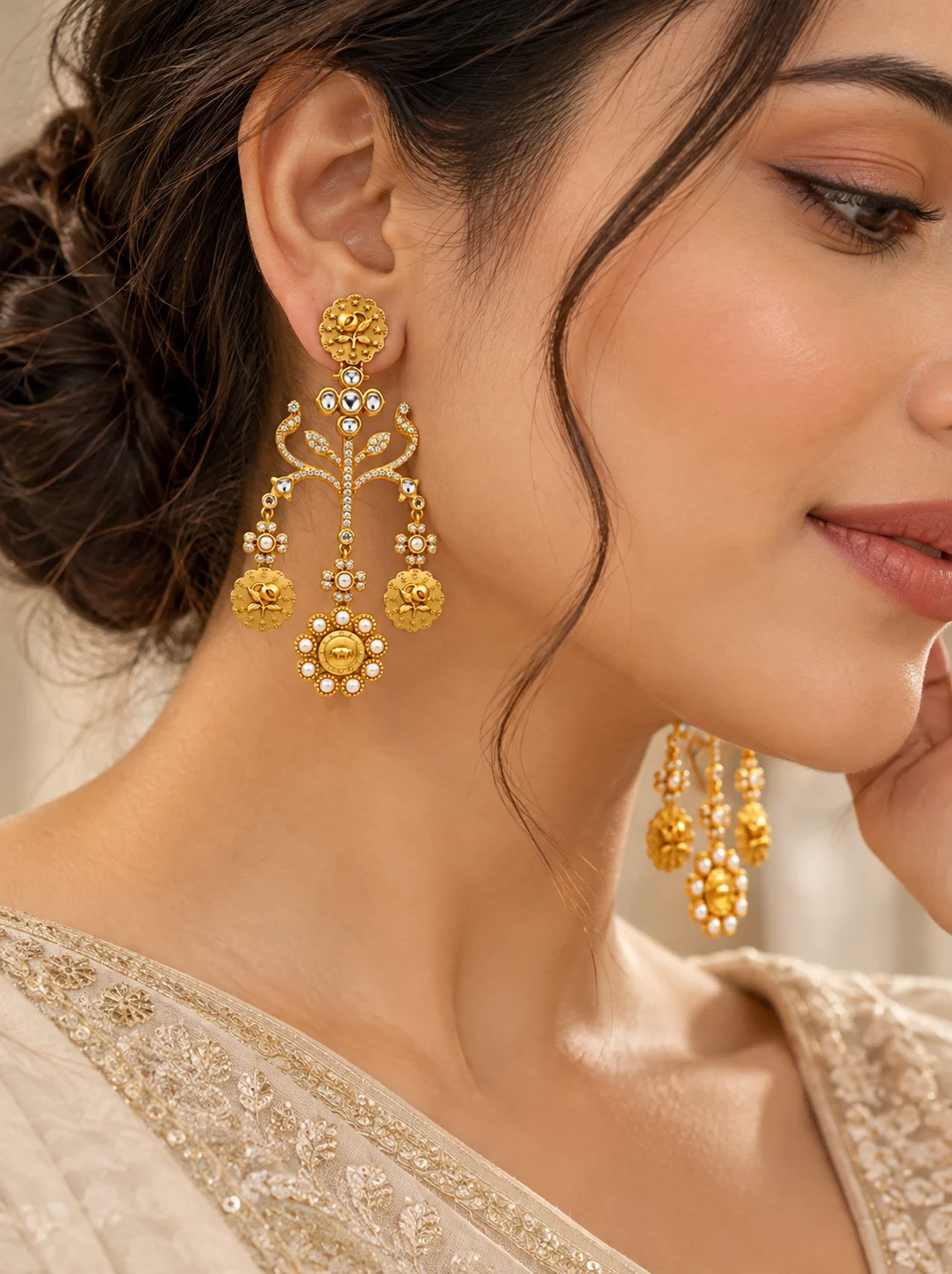 Sabyasachi-Inspired Chandelier Earrings — photo 2