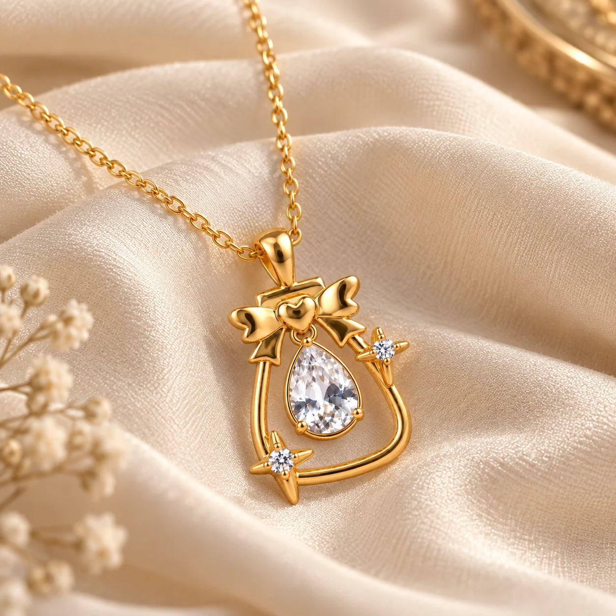 Golden Embrace Pendant