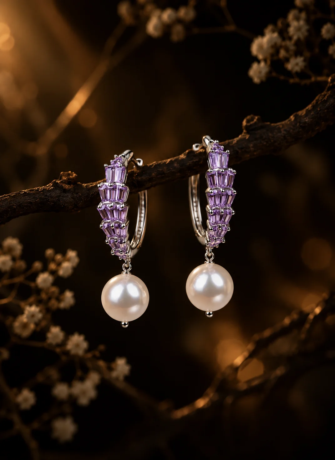 Lavender Luxe Earrings