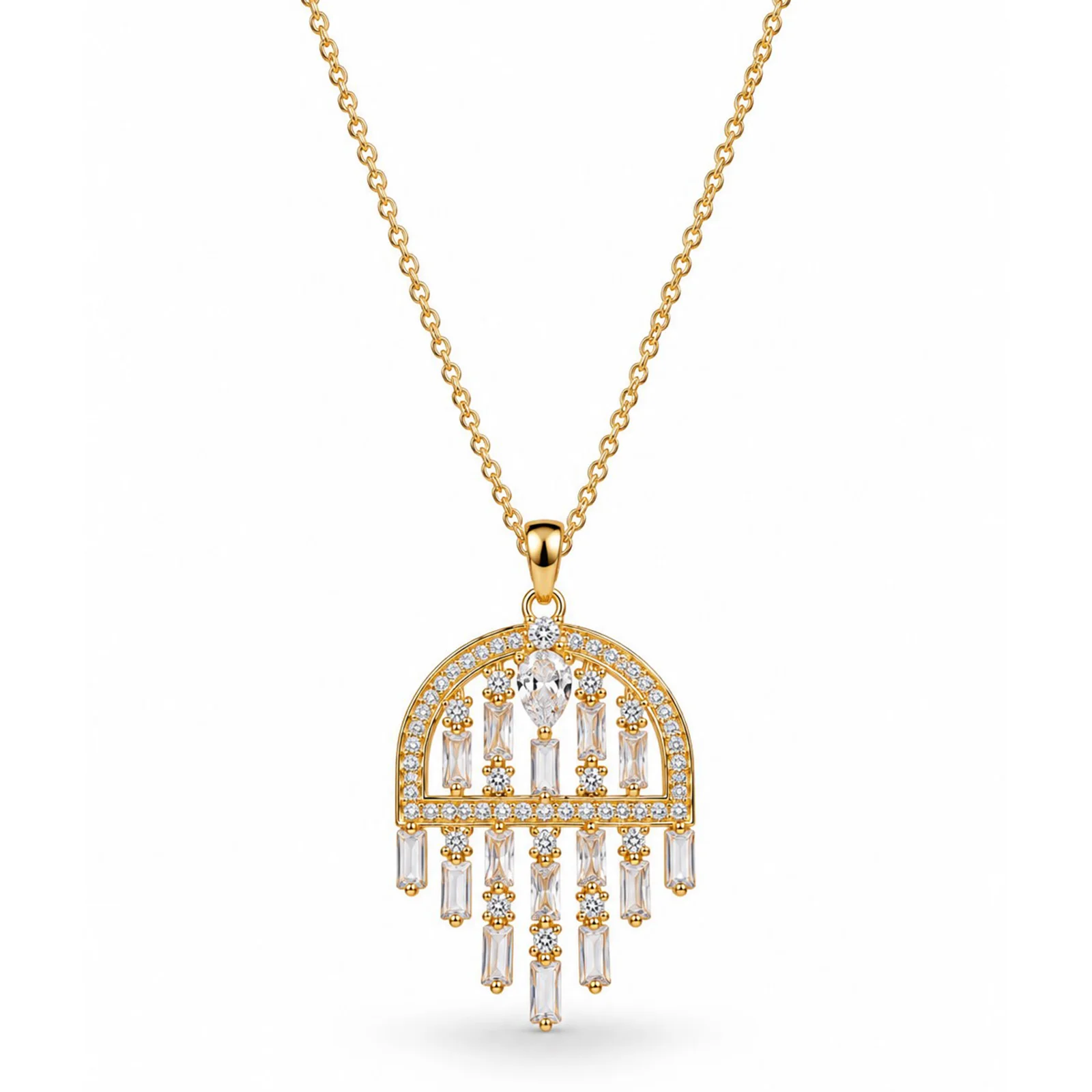 Golden Symphony Necklace Set — photo 2
