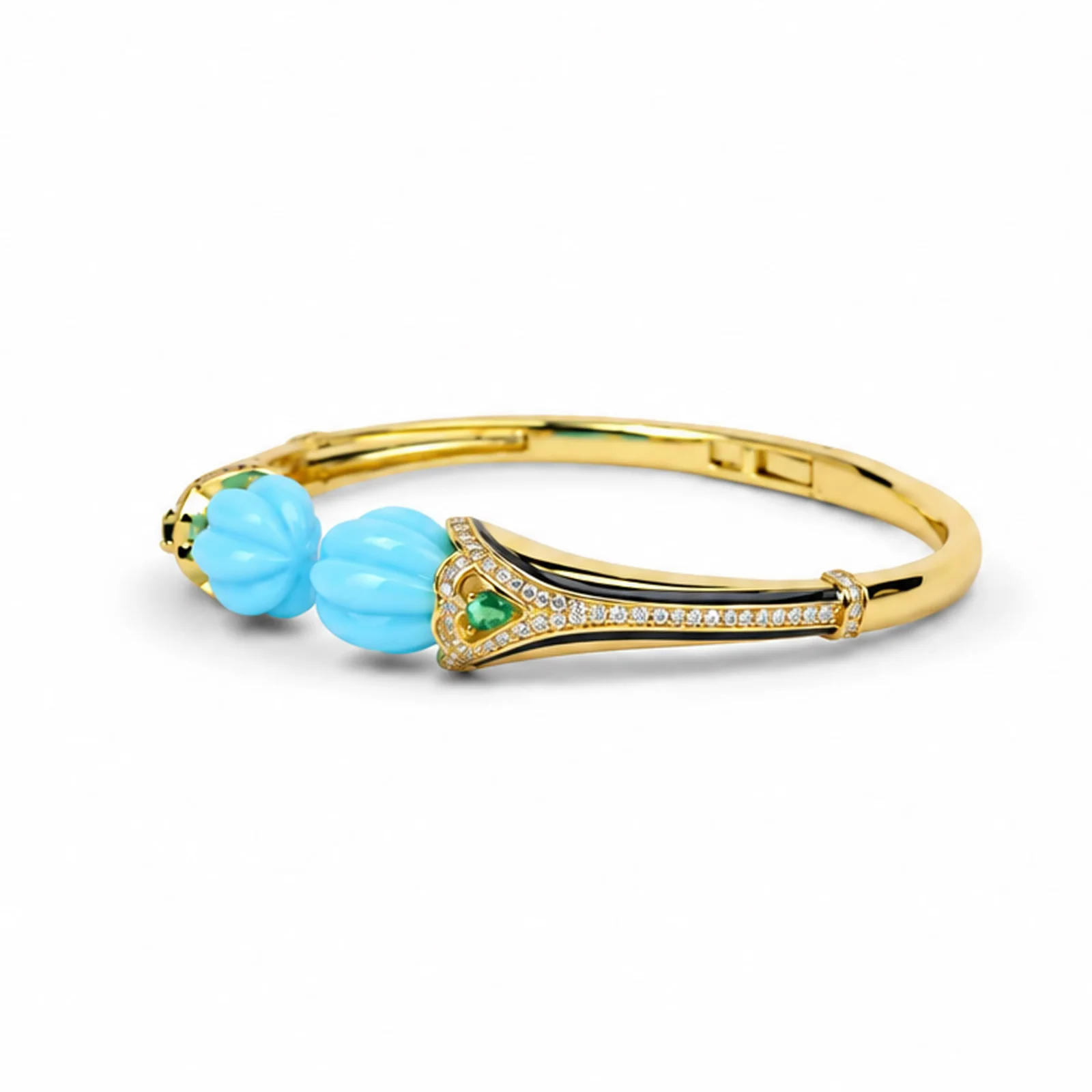 Turquoise Royale Statement Bracelet — photo 4