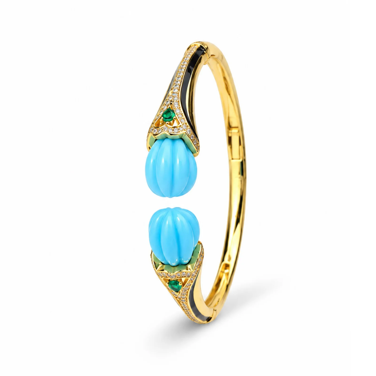 Turquoise Royale Statement Bracelet — photo 3