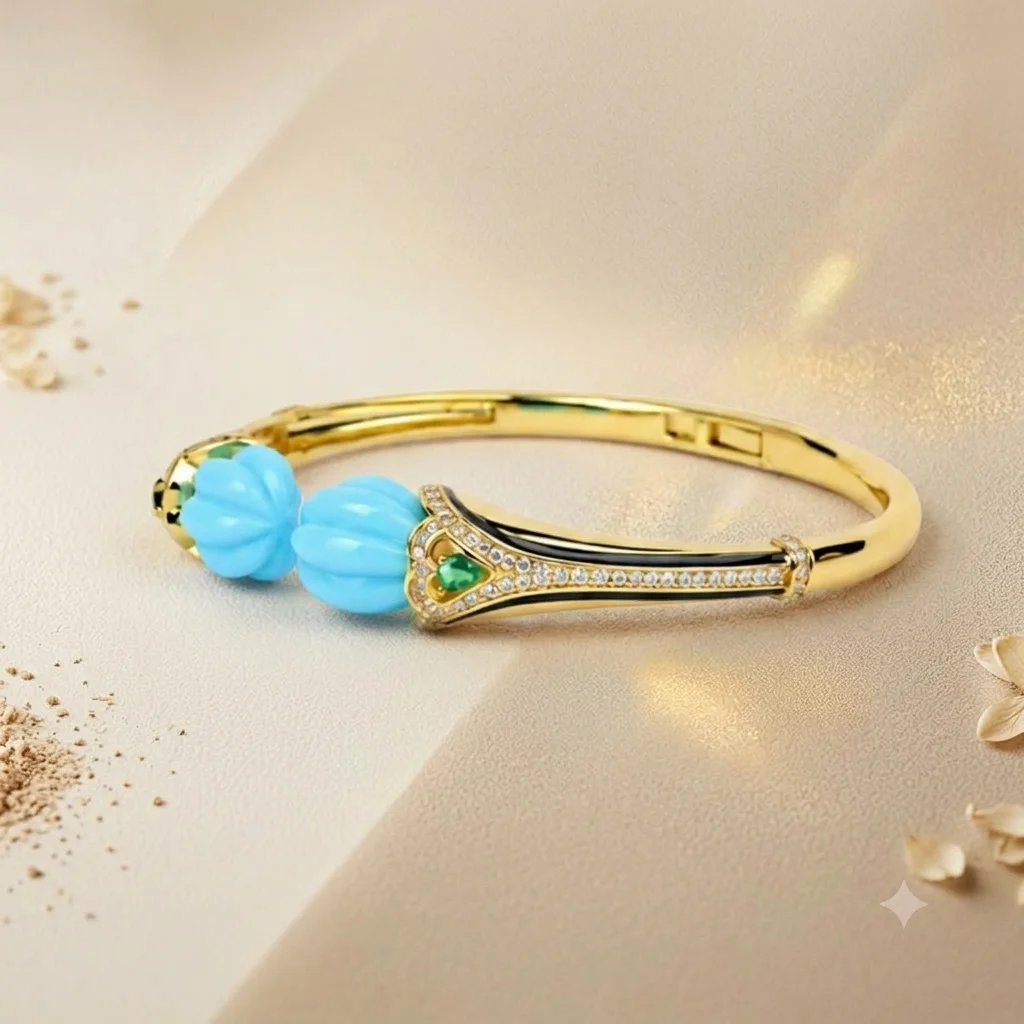Turquoise Royale Statement Bracelet