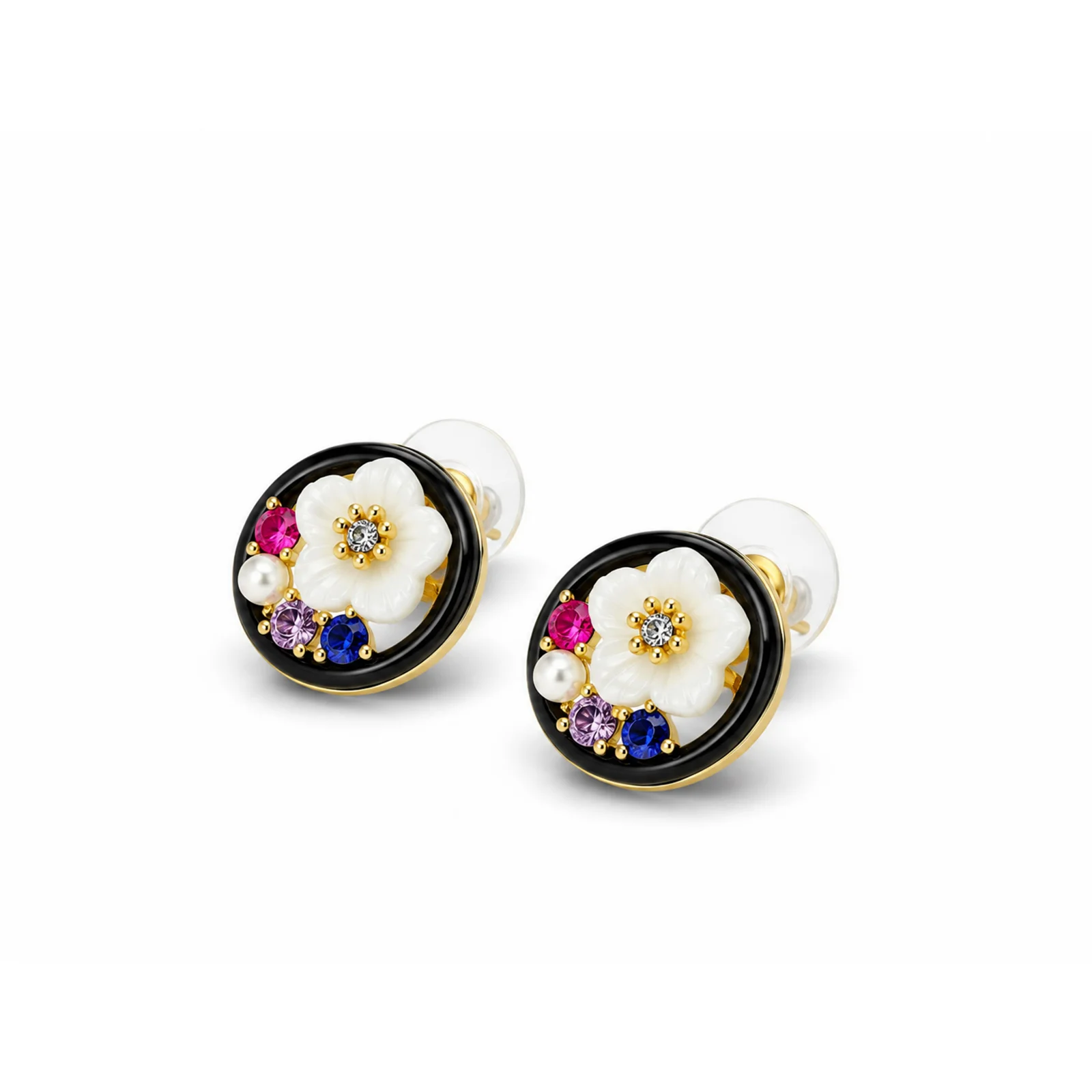 Noir Blossom Earrings — photo 4